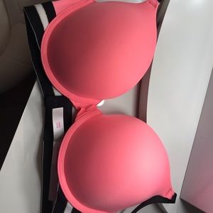Pink bra